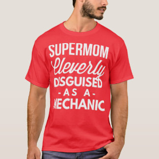 SuperMamma förklädd som en mekanisk T Shirt