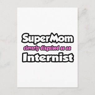 SuperMamma...internist Vykort