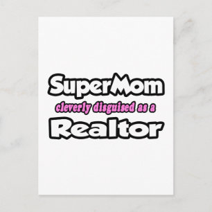 SuperMamma...Realtor Vykort