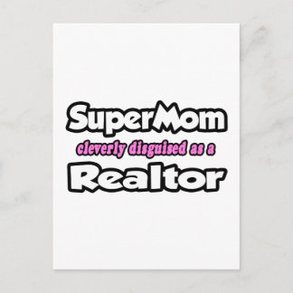 SuperMamma...Realtor Vykort