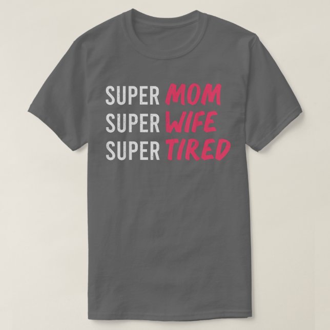 supermamma t för kvinnor, mamma toppen fru toppen t shirt (Design framsida)