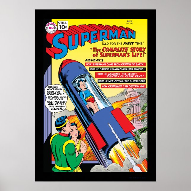 Superman #146 poster (Framsidan)