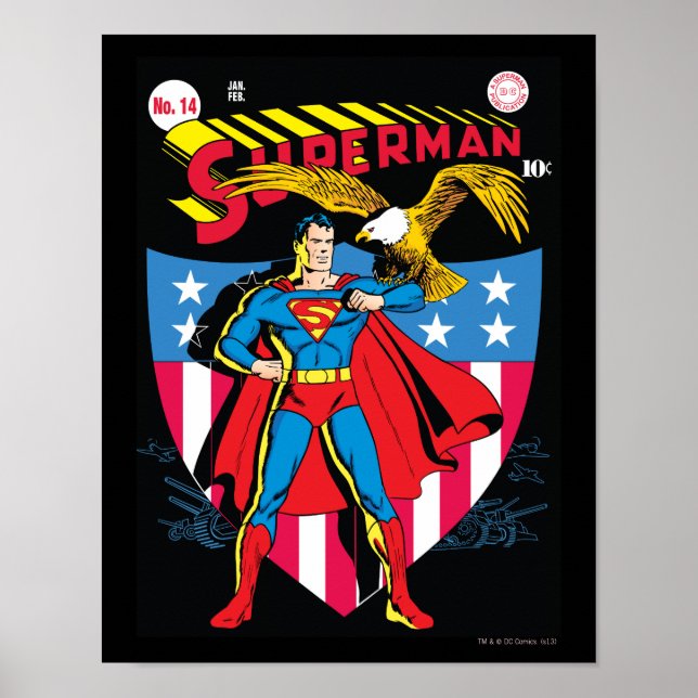 Superman #14 poster (Framsidan)