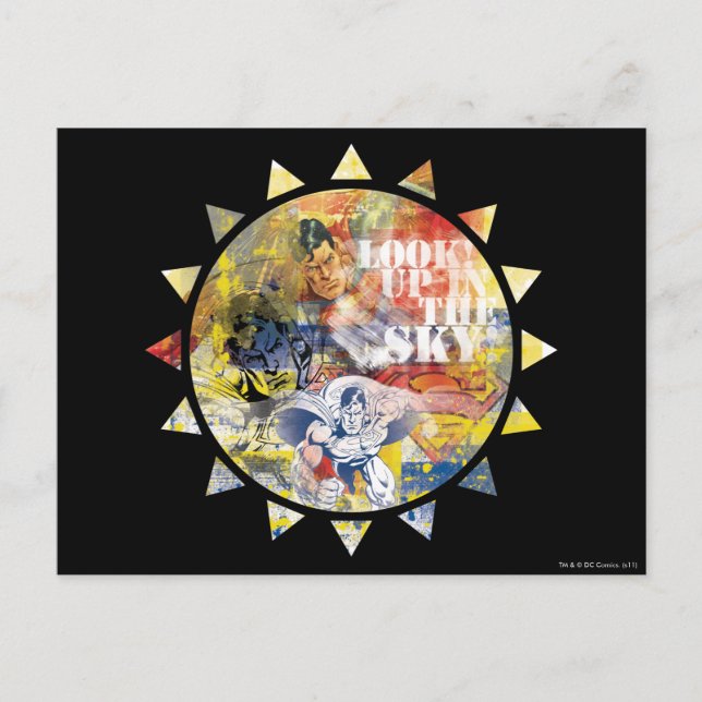 Superman 18 vykort (Framsida)