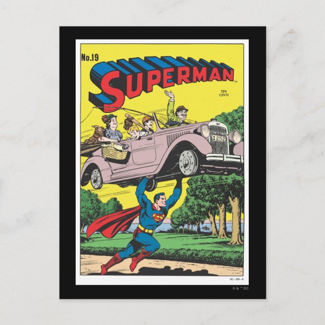 Superman #19 vykort (Framsida)