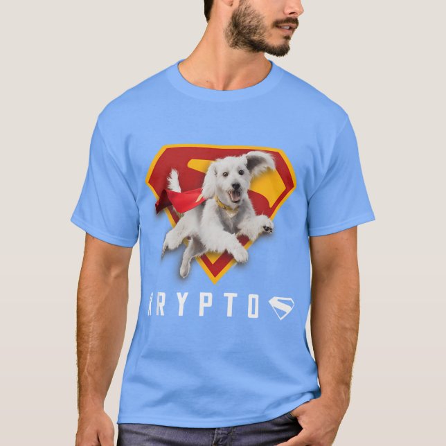 Superman 2025 Movie Krypto Shield friends girl T Shirt (Framsida)