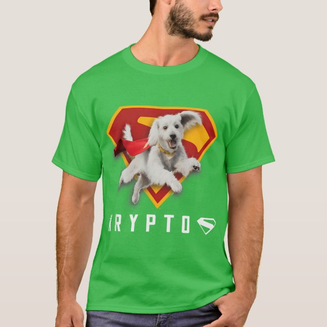 Superman 2025 Movie Krypto Shield friends T Shirt (Framsida)