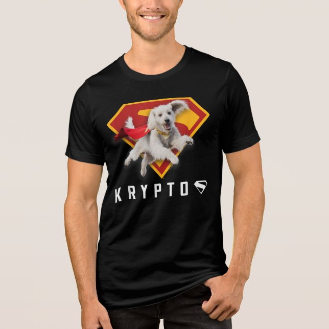 Superman (2025 Movie) Krypto Shield T-Shirt (Framsida)