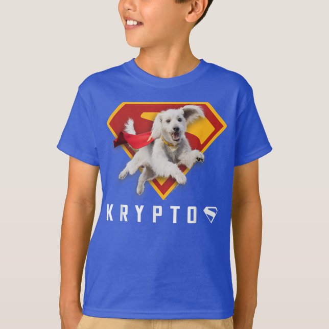 Superman (2025 Movie) Krypto Shield T-Shirt (Framsida)