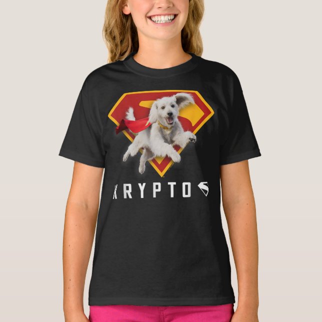 Superman (2025 Movie) Krypto Shield T-Shirt (Framsida)
