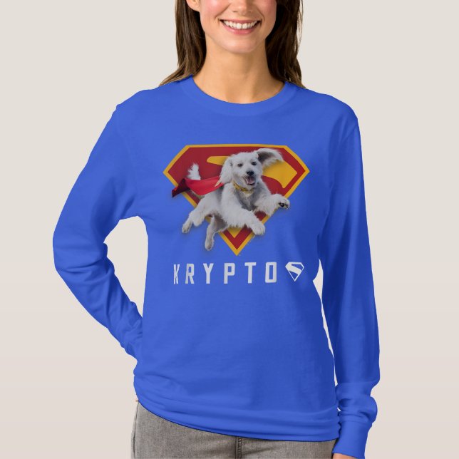 Superman (2025 Movie) Krypto Shield T-Shirt (Framsida)