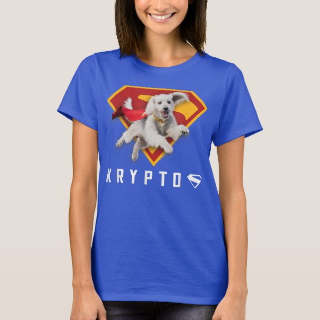 Superman (2025 Movie) Krypto Shield T-Shirt (Framsida)