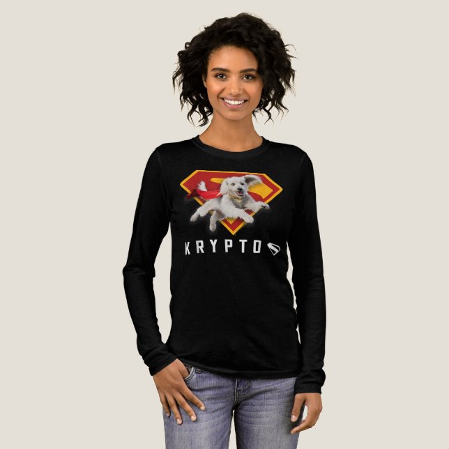 Superman (2025 Movie) Krypto Shield T-Shirt (Hel framsida)