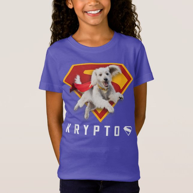 Superman (2025 Movie) Krypto Shield T-Shirt (Framsida)