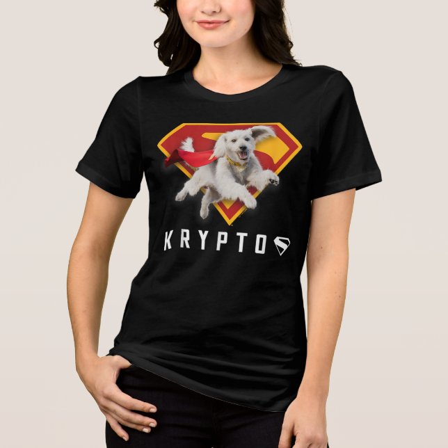 Superman (2025 Movie) Krypto Shield T-Shirt (Framsida)