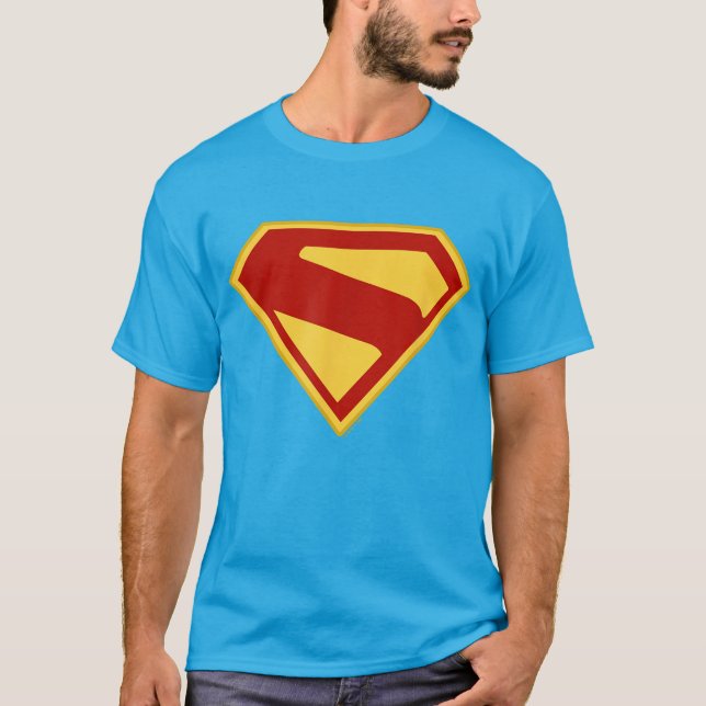 SUPERMAN (2025 Movie) S-Shield T-Shirt (Framsida)