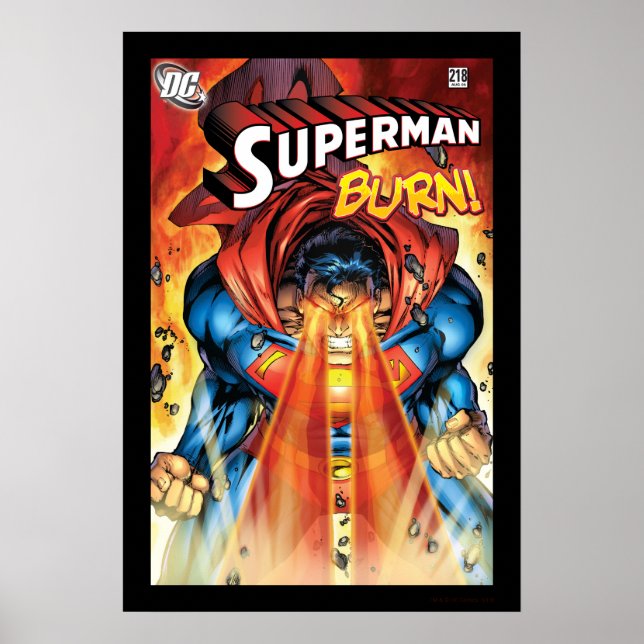 Superman #218 Aug 05 Poster (Framsidan)