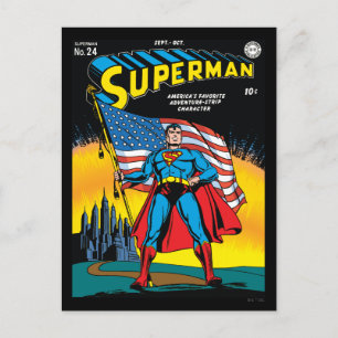 Superman #24 vykort