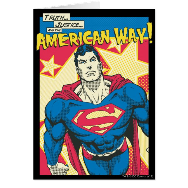 Superman 29 hälsningskort (Framsidan)