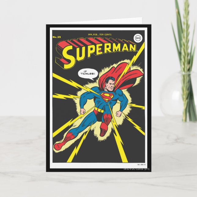Superman #32 kort (Framsida)