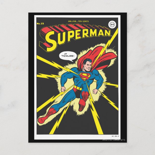 Superman #32 vykort (Framsida)