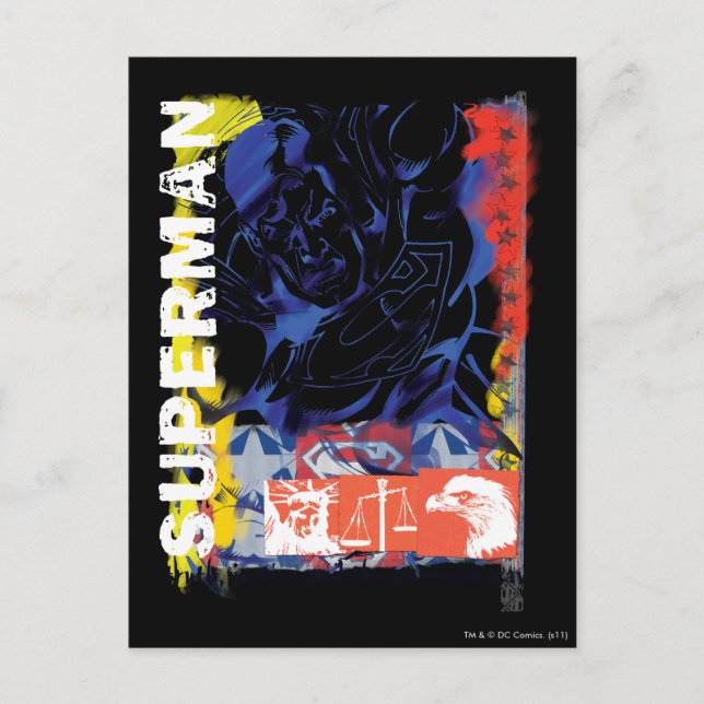 Superman 43 vykort (Framsida)