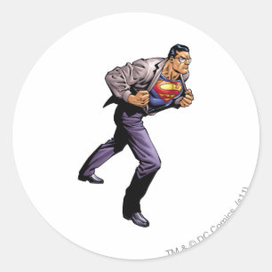 Superman 46 runt klistermärke