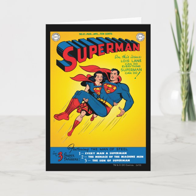 Superman #57 kort (Framsida)