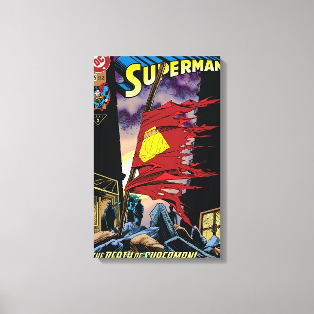 Superman #75 1993 canvastryck (Framsida)