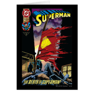 Superman #75 1993 hälsningskort