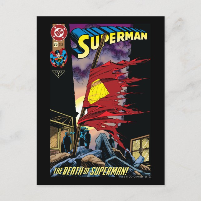 Superman #75 1993 vykort (Framsida)