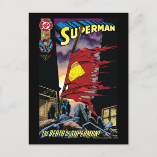 Superman #75 1993 vykort