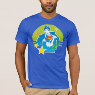 Superman 80's Stil T Shirt