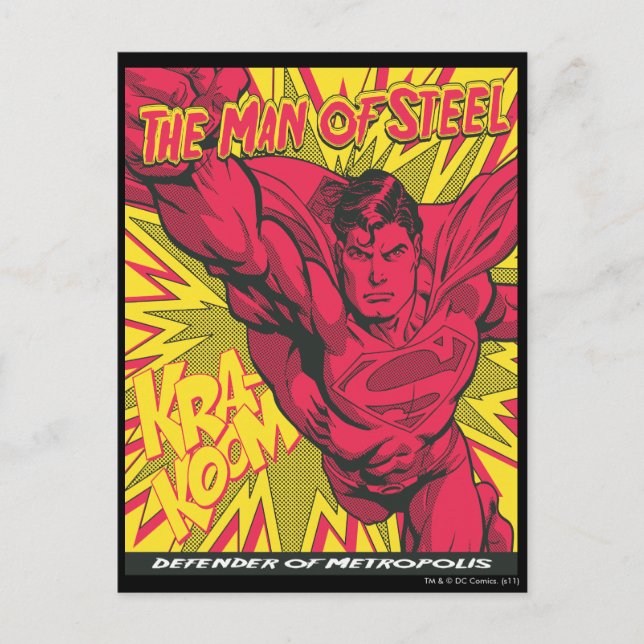 Superman 87 vykort (Framsida)