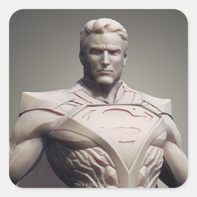 Superman Alternate Fyrkantigt Klistermärke (Framsida)