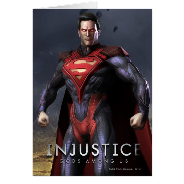 Superman Alternate Hälsningskort (Framsidan)
