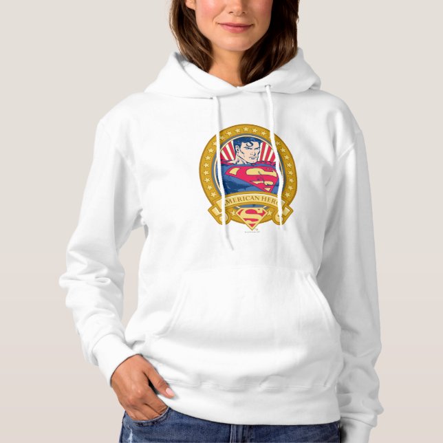 Superman American Hero Tee Shirt (Framsida)