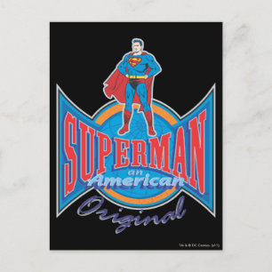 Superman American Original Vykort