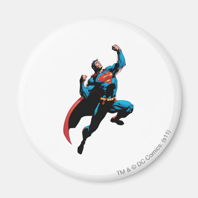 Superman Arm Razed Magnet (Framsidan)