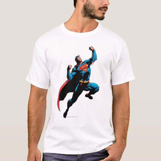 Superman Arm Razed T Shirt (Framsida)