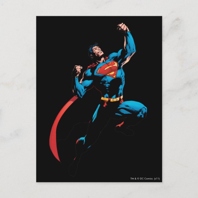 Superman Arm Razed Vykort (Framsida)