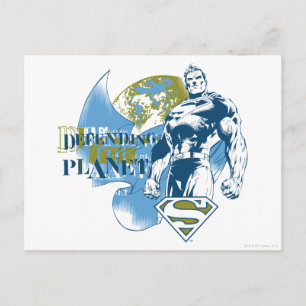 Superman   Att försvara planeten Vykort
