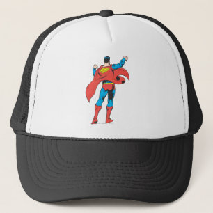 Superman bakom truckerkeps