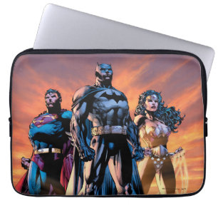 Superman, Batman och kvinnlig treenighet Laptop Sleeve