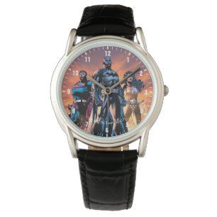 Superman, Batman och kvinnorörelse Armbandsur