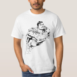 Superman Black and White 1 Tee