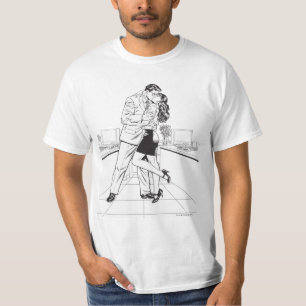 Superman Black and White 5 Tee Shirt