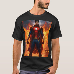 Superman Bläck" "Tattooed Hero" "Man of Steel, Ink T Shirt