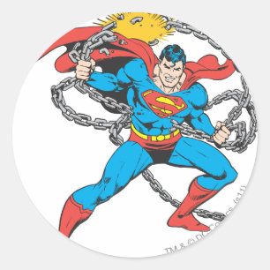 Superman Breakchain 3 Runt Klistermärke