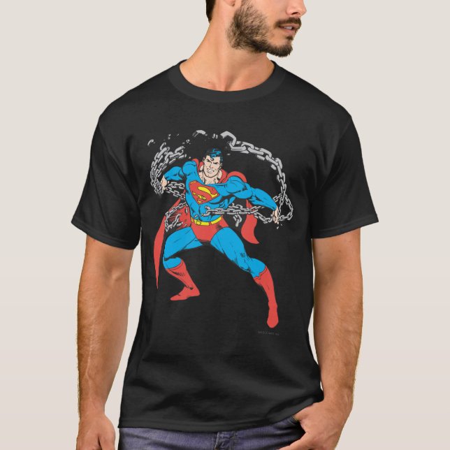 Superman Breaks Chains 2 Tröja (Framsida)